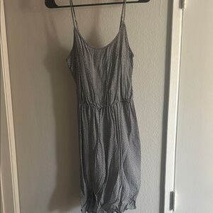 Old Navy Black and White Polka Dot Dress